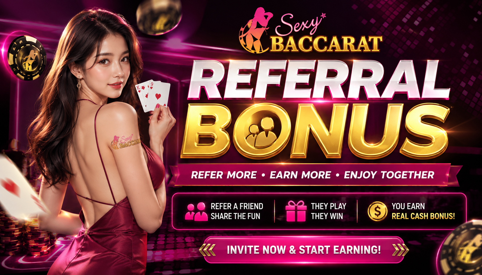 Sexy Baccarat Referral Bonus