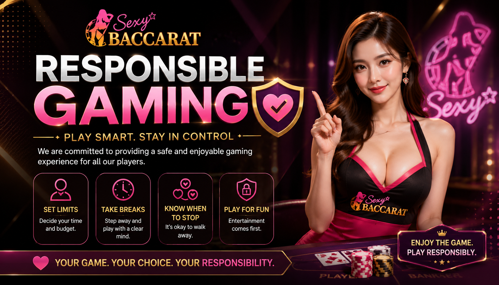 Sexy Baccarat Responsible Gaming
