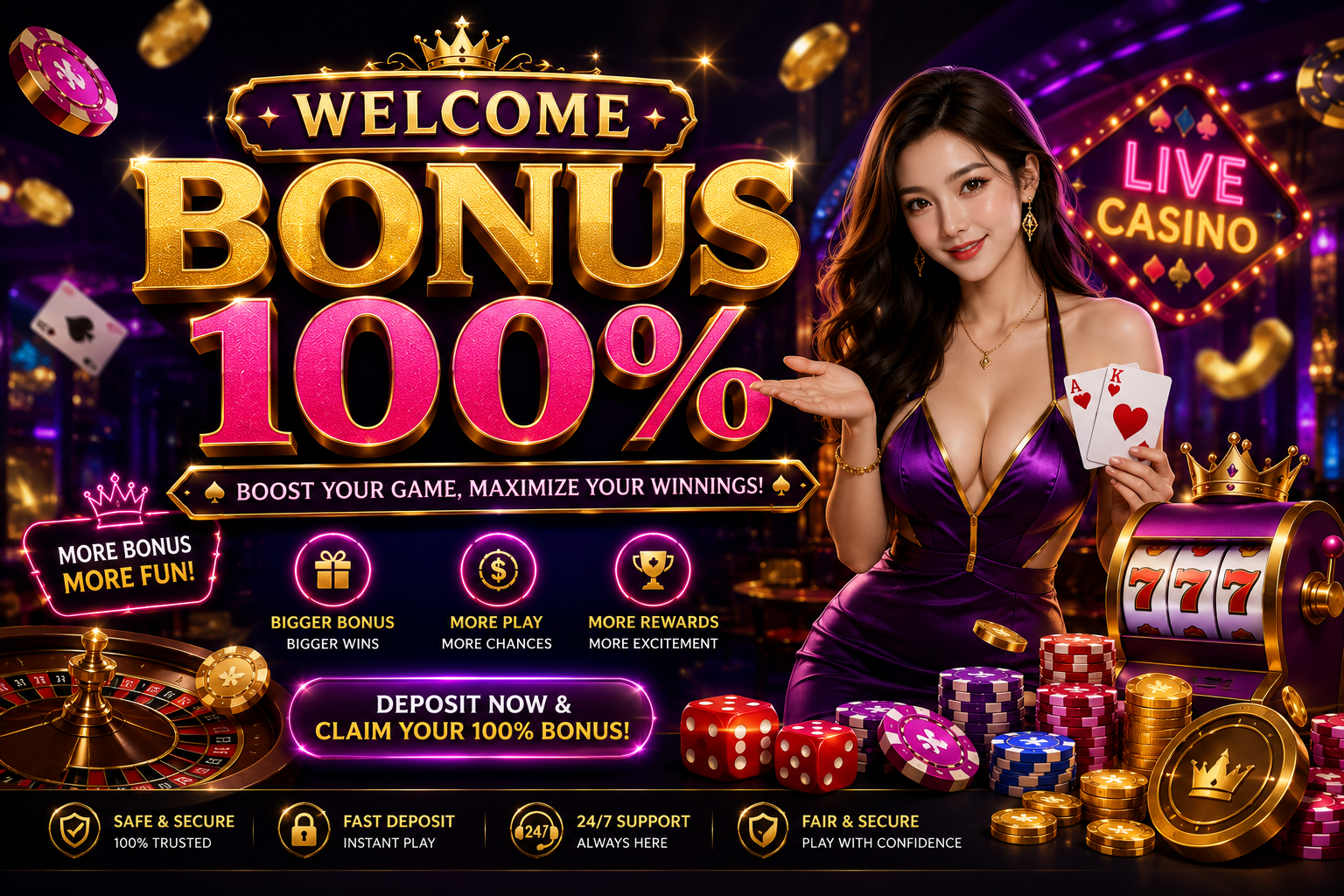 Welcome Bonus 100%